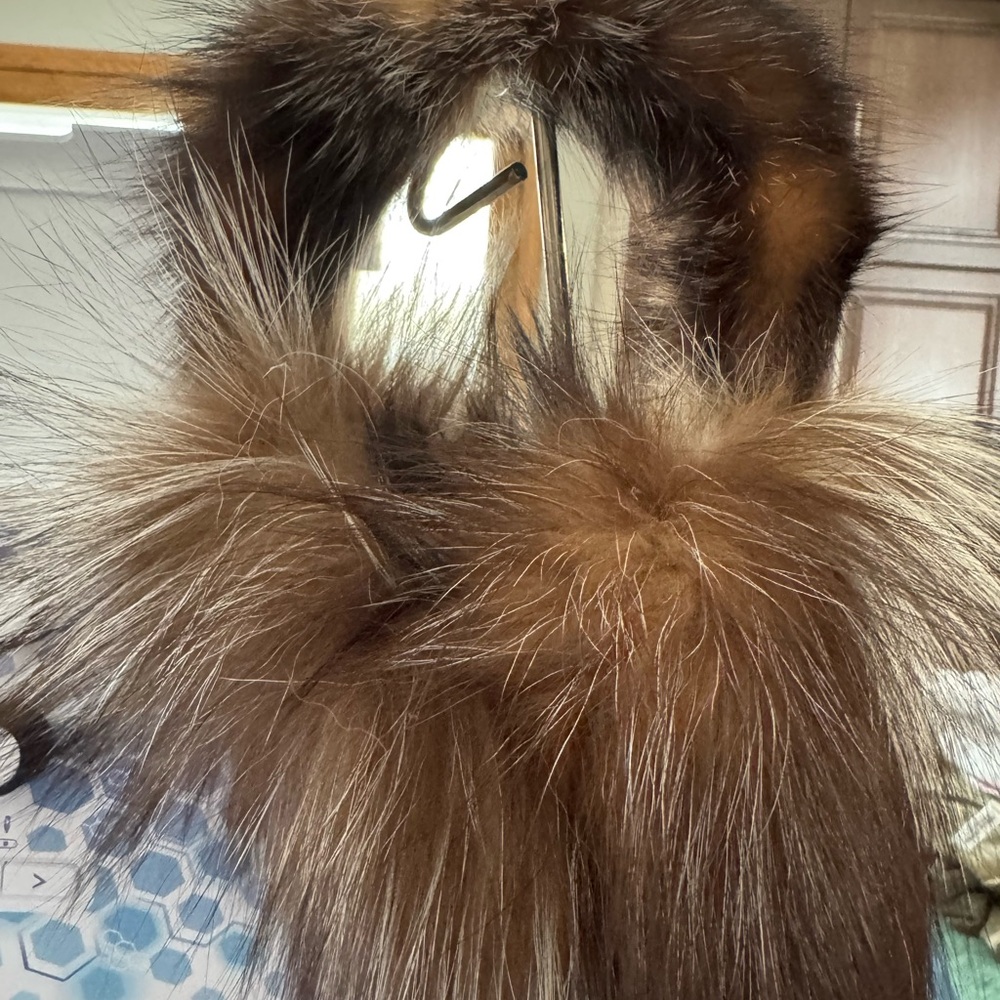 Elegant Brown Mink Ear Muffs with Luxurious Design